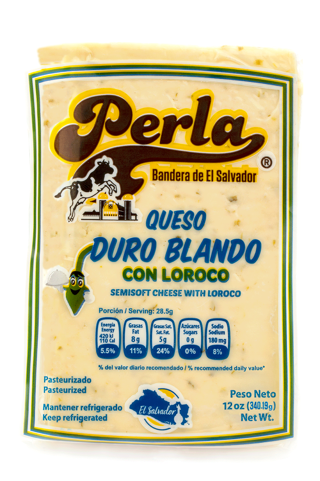 Queso Duro Blando Con Loroco El Salvador – Amerisal Foods LLC