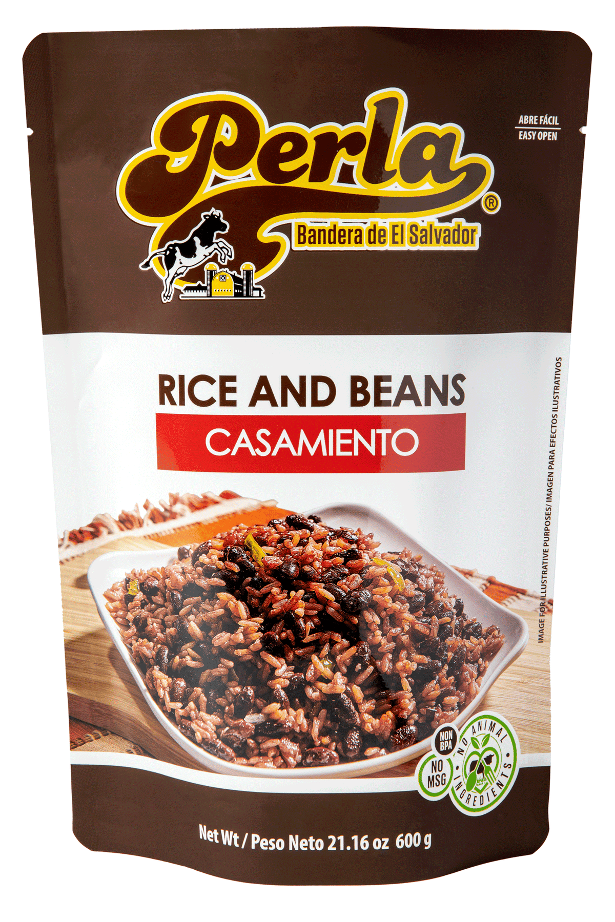 Perla Casamiento Salvadoreño (Salvadoran Rice & Beans) Single Pouch, 21.16 oz