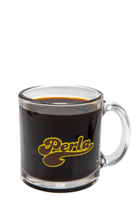 Perla Merch - Coffee Glass Mug 13oz