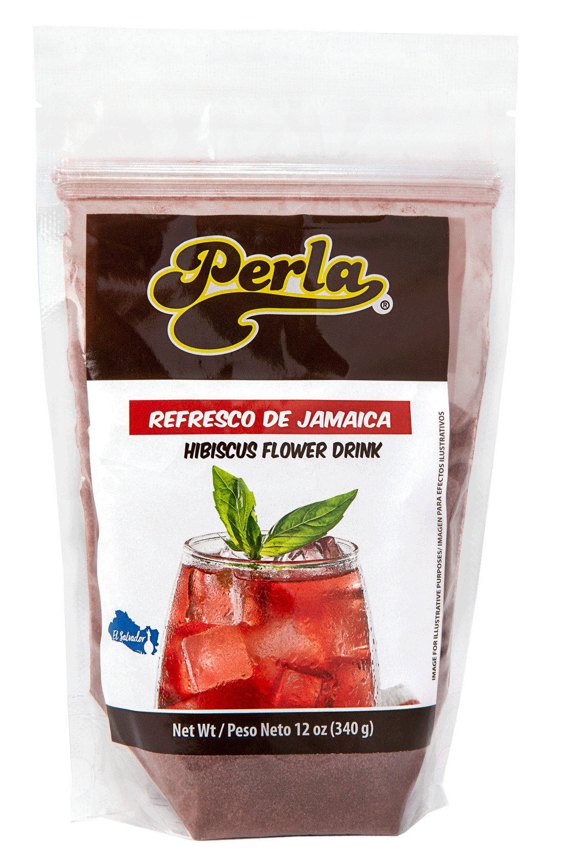 Perla Refresco de Jamaica Salvadoreno (Hibiscus Flower Drink) 12 oz
