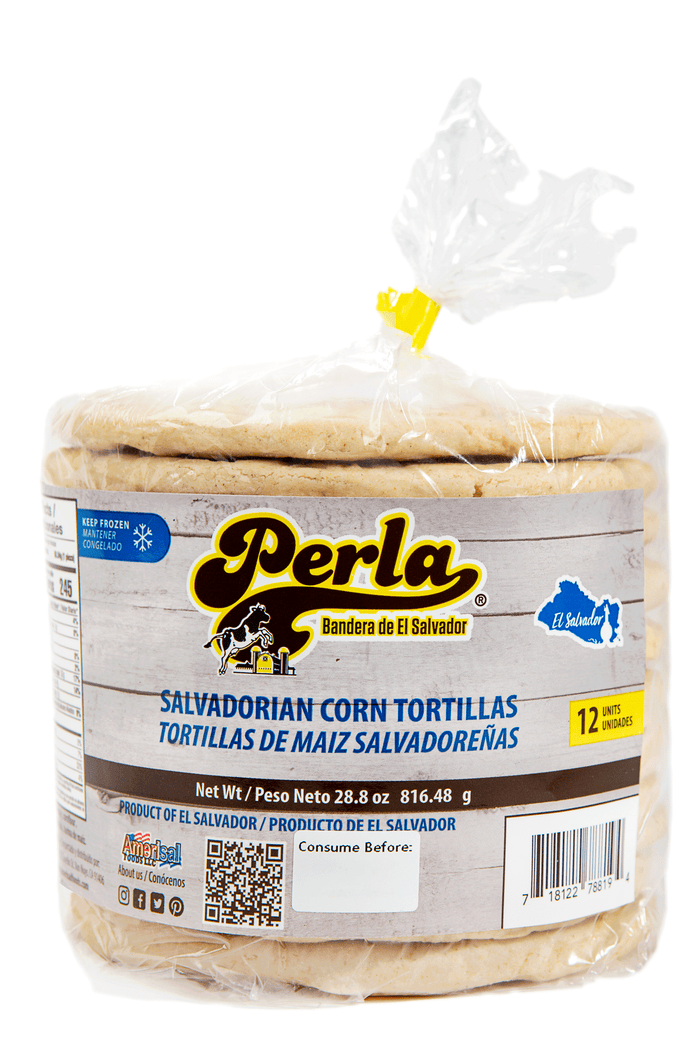 Perla Tortillas de Maiz Salvadoreñas (Salvadoran Corn Tortillas