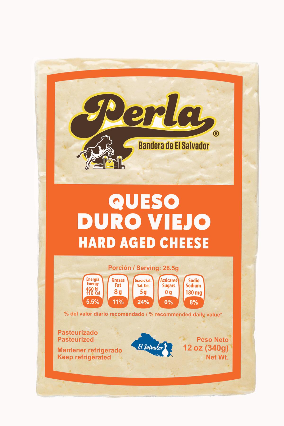 Perla Queso Duro Viejo (Hard Aged Cheese) 12 oz