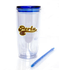 Perla Ultimate Drink Gift with Glass Coffee Mug and Tumbler